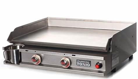 Plancha Professionnelle Gaz Inox 3 feux Plaque Garantie