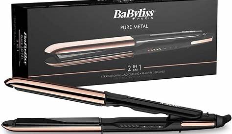 Plancha de pelo BaByliss Pure Metal 2en1 Alisa y Ondula