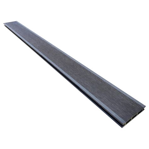 SILVADEC Planche de finition gris anthracite lisse 23x138mm réelle