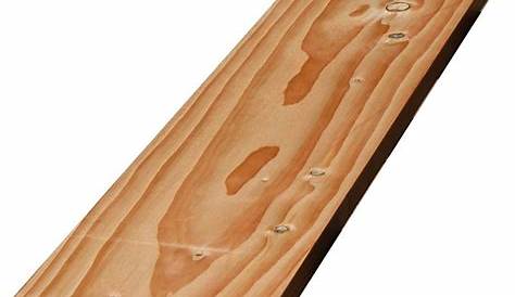 Planche bois, naturel, L.225 x l.14.5 cm x Ep.21 mm