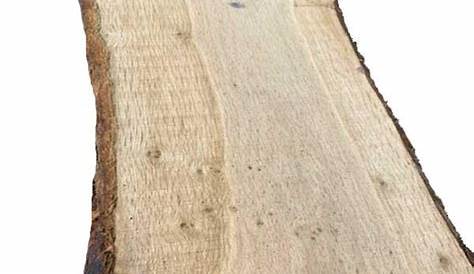 Planche Chene Brut Avec Ecorce En Chêne écorce 2.6 X 1530 X 400 Cm