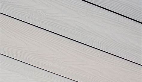 Lame de terrasse en bois composite blanc Supradeck, 100