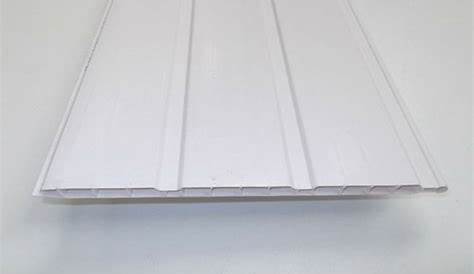Planche cellulaire PVC blanc, 200x9 mm, longueur 2.5 m