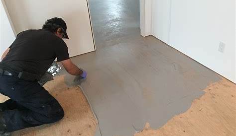 Plancher Epoxy Bois En époxy Vs. En Béton Surface