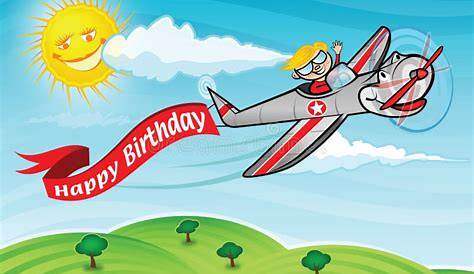 Plane clipart happy birthday, Plane happy birthday Transparent FREE for