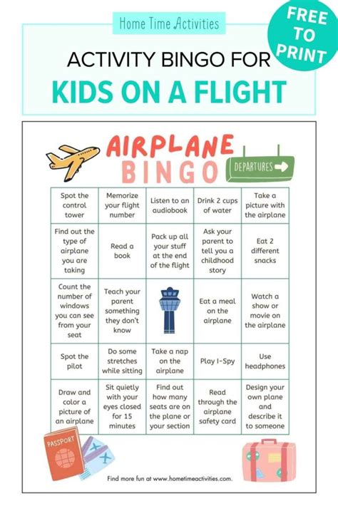 Plane Activities 4 Year Old