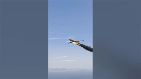 plane catches fire