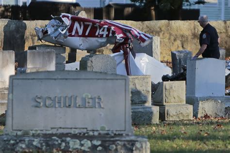 plane crash in cemetery