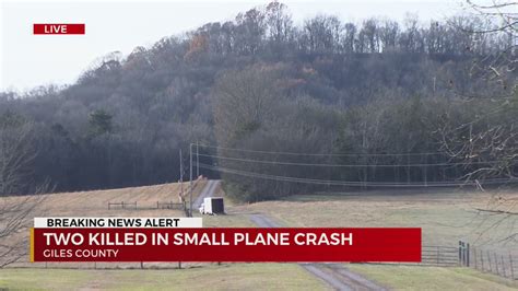 plane crash in giles county tn