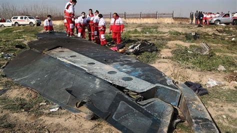plane crash today in iran