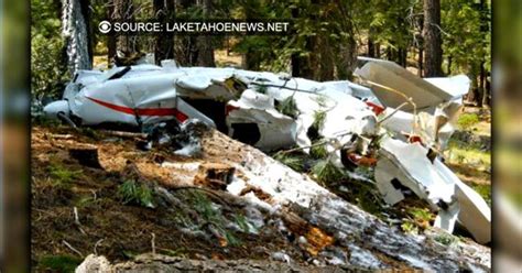 plane crashes in lake tahoe