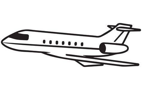 Airplane Outline Drawing at GetDrawings Free download