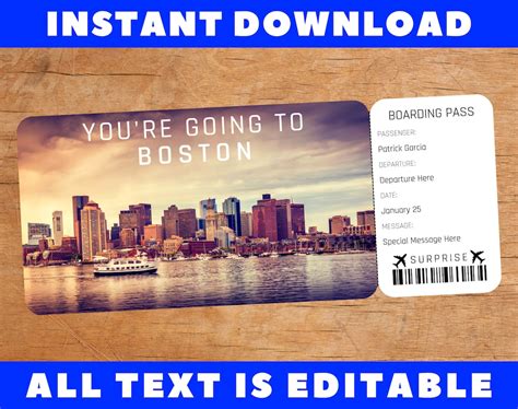 Plane Tickets To Boston