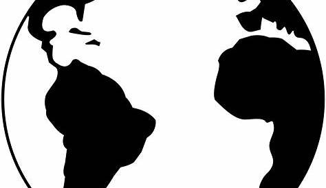 Earth Black And White Clipart Free download on ClipArtMag