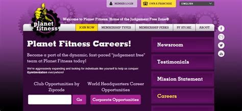 planet fitness careers apply