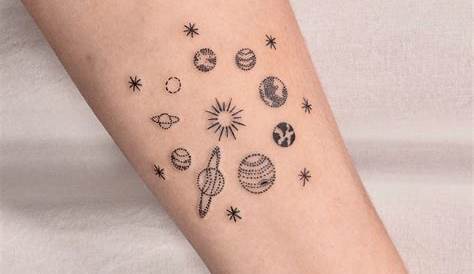 Planets Tattoo Minimalist Solar System By The Wonderful Zoey Taylor Los