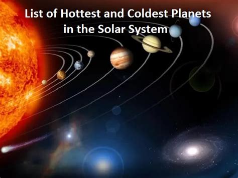 Planets In Order From Hottest To Coolest
