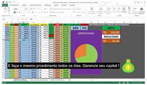 Planilha de Gerenciamento de Projetos em Excel 4.0 - PLANILHAS.VC