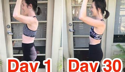 Planking Challenge Before And After 30 Day Fitness For Men Women 30 Day Ab