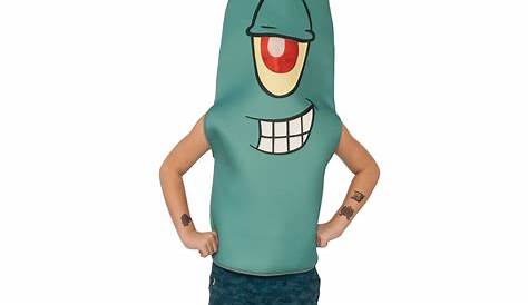 Men's Muscular Plankton SpongeBob Squarepants Movie Costume