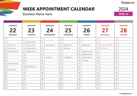 Planner Calendar Appointments