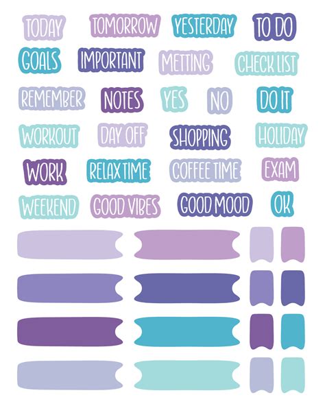 Planner Label Stickers