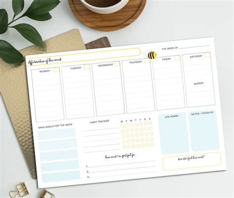 Planner Pad Organizer Paper