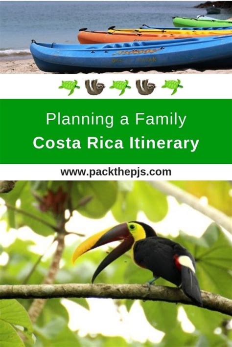planning a family trip to costa rica