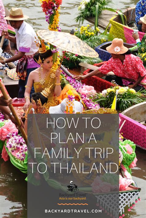 planning a family trip to thailand