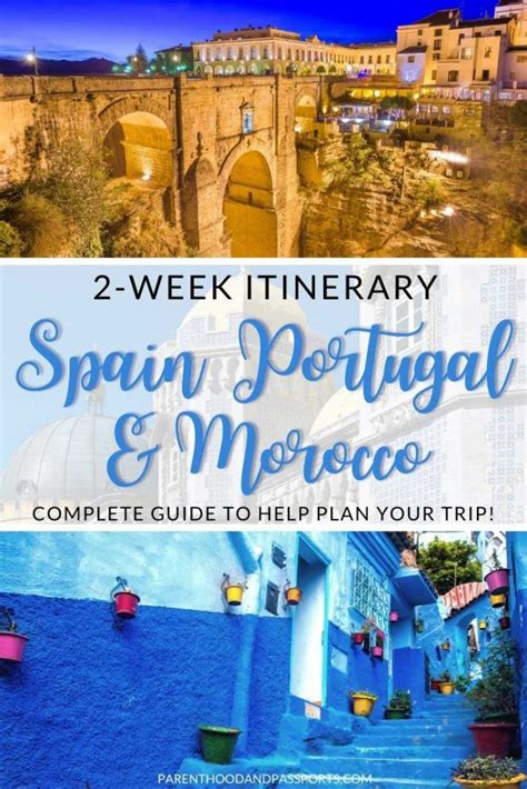 planning a trip to spain portugal and morocco