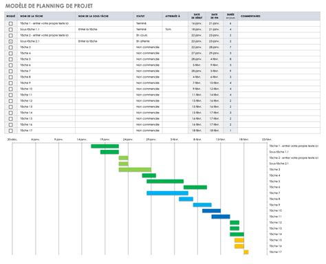 Planning Dans Excel