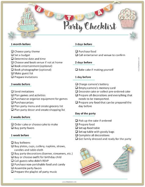 Planning For A Party