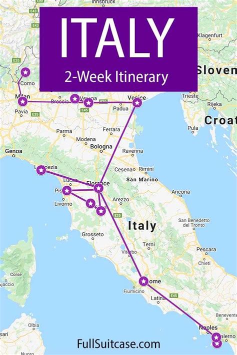 planning tips italy