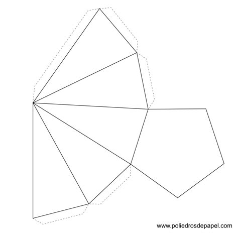 piramide pentagonal para recortar Orientación Andújar Recursos