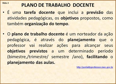 plano de trabalho docente 2023