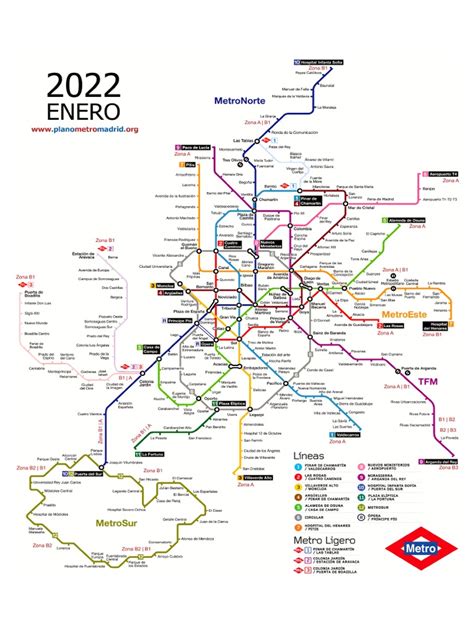 plano metro madrid 2022 pdf