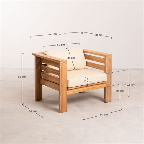 planos sillones de madera