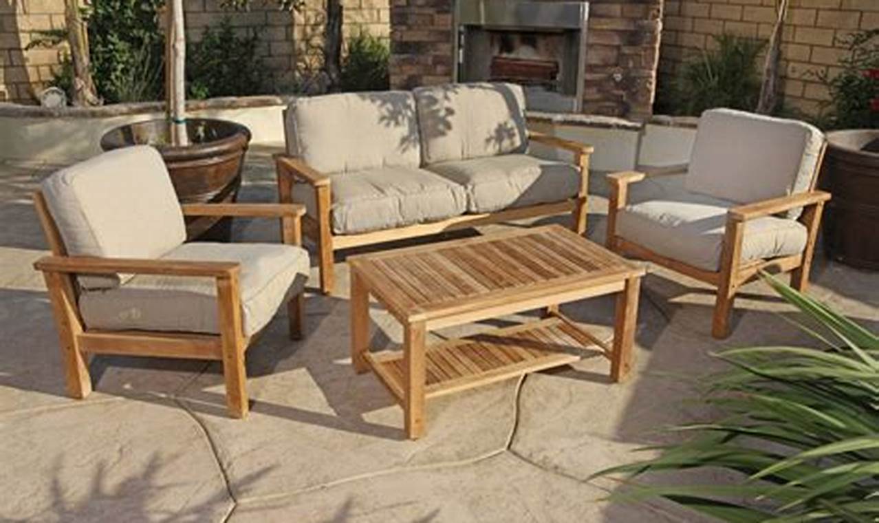 plans for teak outdoor furniture