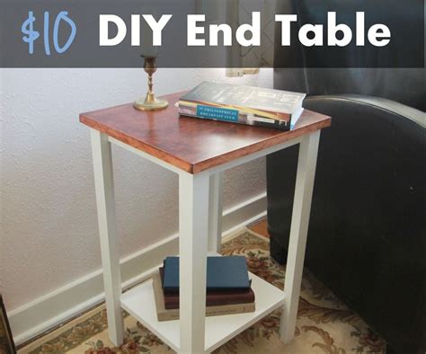 Easy to build end table. Made to match the coffee table plans I also