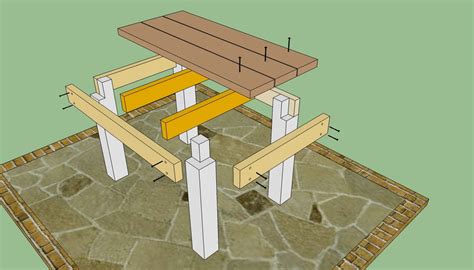 Plans For Outdoor Table
