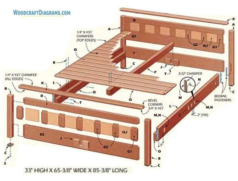 Plans For Queen Size Bed