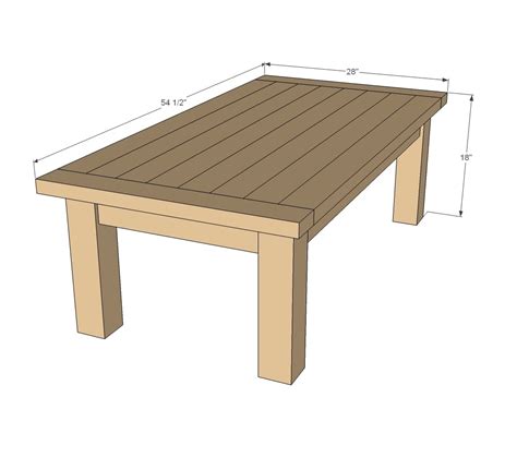 Plans For Small Coffee Table
