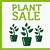 plant for sale sign