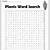 plant word search printable