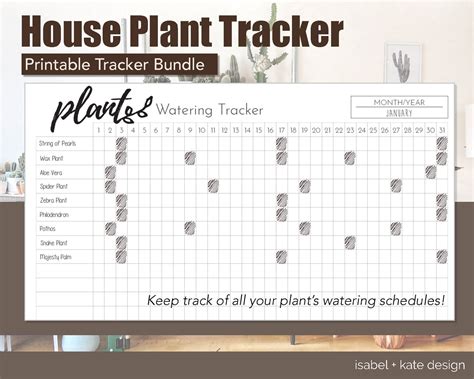 Plant Tracker Printable