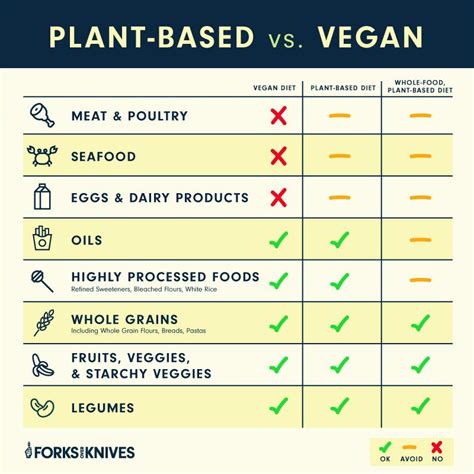 plant-based vs vegan