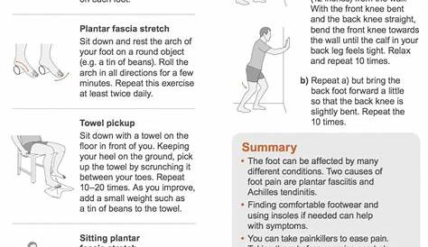 5 Exercises to Help Foot Pain 5 Things to Help Foot Pain