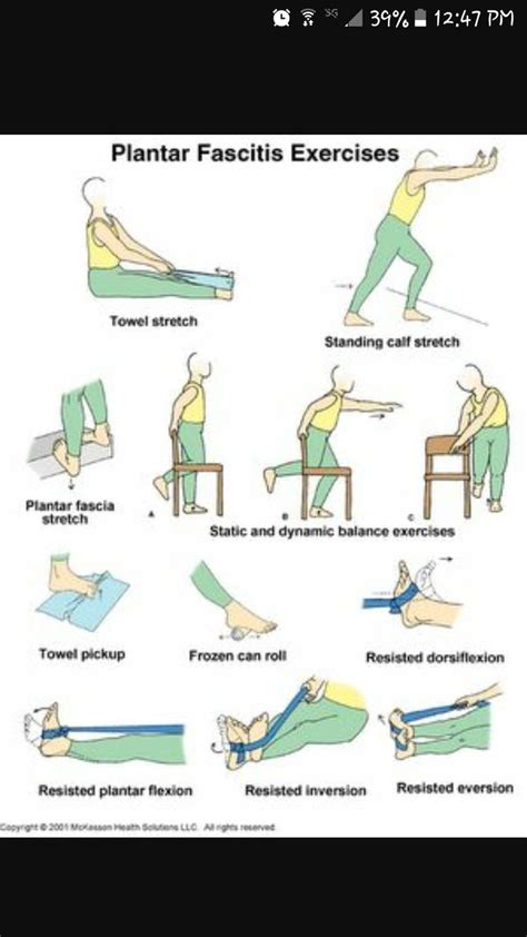 plantar fasciitis exercises pdf nhs