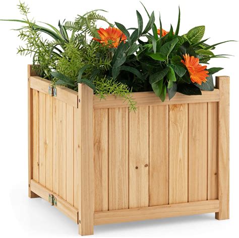 Planter Box With Bottom