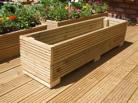Planter Boxes Deck Ideas